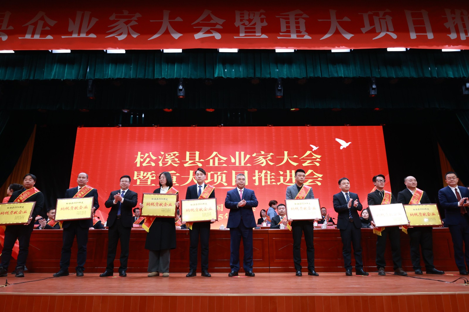 喜報！易順建工集團(tuán)榮獲“松溪縣2024年度納稅貢獻(xiàn)企業(yè)”稱號